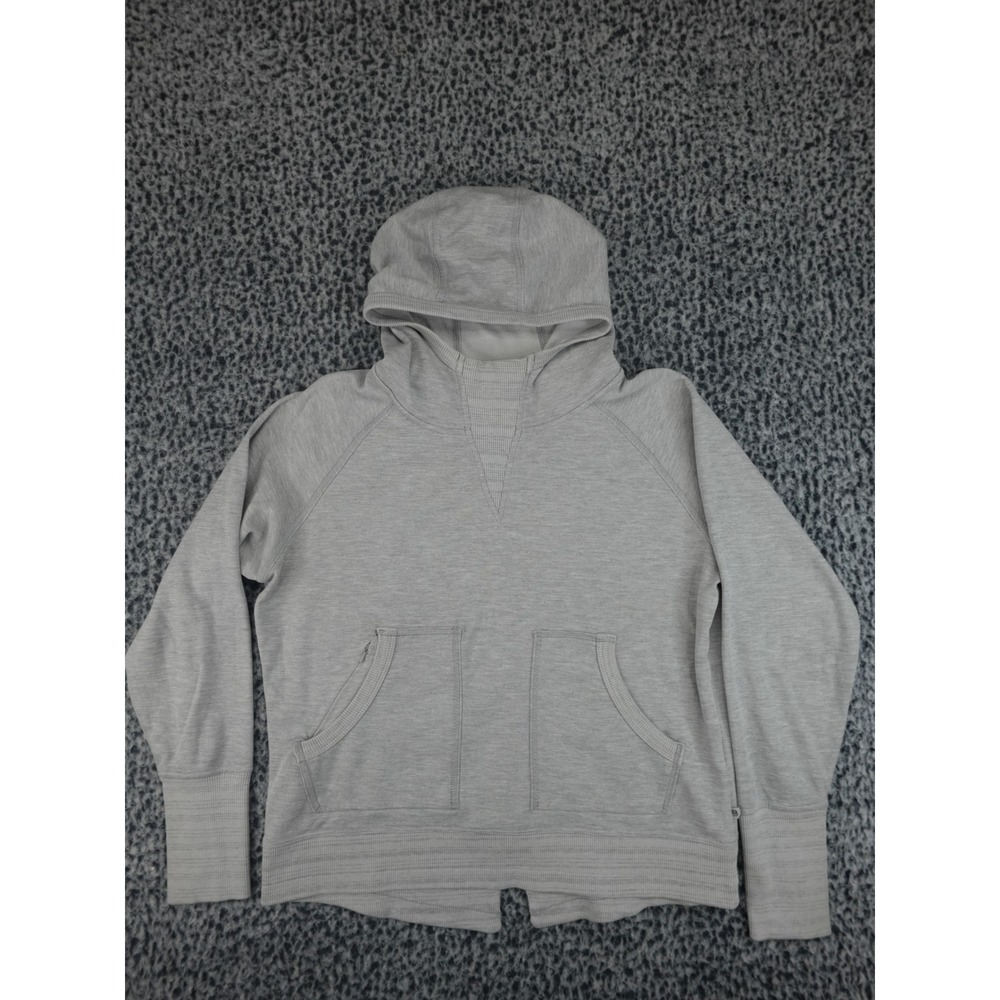 Mountain Hardwear Hoodie Women Medium Grey Pullover High Neck Pocket OL1406